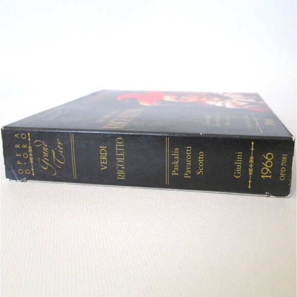 Verdi Rigoletto 2 Cd Set Pavarotti Scotto Live Performance 1966 Opera D'Oro - Picture 9 of 10